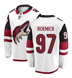 Youth Arizona Coyotes #97 Jeremy Roenick Authentic White Away Fanatics Branded Breakaway NHL Jersey