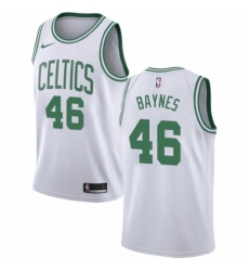 Youth Nike Boston Celtics #46 Aron Baynes Swingman White NBA Jersey - Association Edition