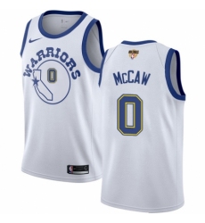 Youth Nike Golden State Warriors #0 Patrick McCaw Swingman White Hardwood Classics 2018 NBA Finals Bound NBA Jersey