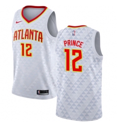 Women's Nike Atlanta Hawks #12 Taurean Prince Swingman White NBA Jersey - Association Edition