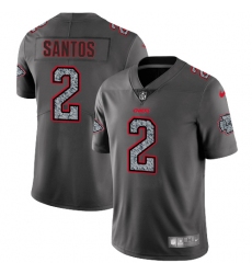Youth Nike Kansas City Chiefs #2 Cairo Santos Gray Static Vapor Untouchable Limited NFL Jersey