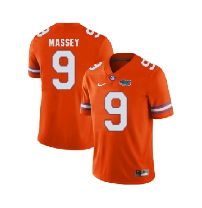 Florida Gators 9 Dre Massey Orange College Football Jersey