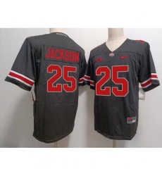 Men's Ohio State Buckeyes #25 Bo Jackson Black Stitched Football Jersey