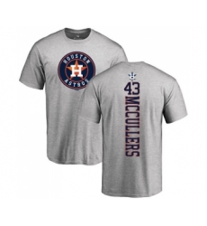 MLB Nike Houston Astros #43 Lance McCullers Ash Backer T-Shirt