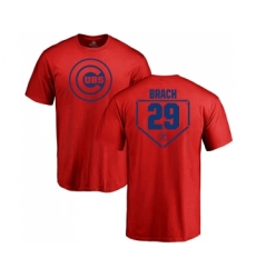 Baseball Chicago Cubs #29 Brad Brach Red RBI T-Shirt