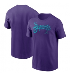 Men's Arizona Diamondbacks Purple 2025 City Connect Wordmark T-Shirt