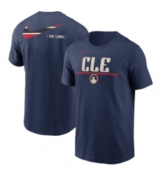 Men's Cleveland Guardians Navy 2024 City Connect T-Shirt