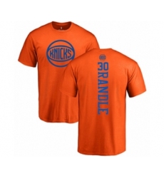 Basketball New York Knicks #30 Julius Randle Orange One Color Backer T-Shirt
