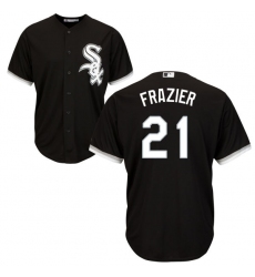 Men's Majestic Chicago White Sox #10 Yoan Moncada Authentic Green Salute to Service MLB Jersey