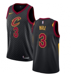 Youth Nike Cleveland Cavaliers #3 George Hill Swingman Black NBA Jersey Statement Edition