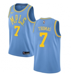 Youth Nike Los Angeles Lakers #7 Isaiah Thomas Authentic Blue Hardwood Classics NBA Jersey