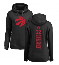NBA Women's Nike Toronto Raptors #22 Malachi Richardson Black One Color Backer Pullover Hoodie