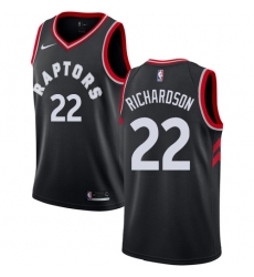 Youth Nike Toronto Raptors #22 Malachi Richardson Swingman Black NBA Jersey Statement Edition