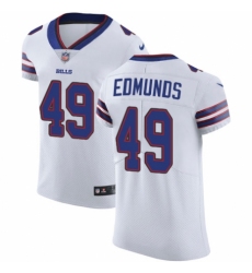 Men's Nike Buffalo Bills #49 Tremaine Edmunds White Vapor Untouchable Elite Player NFL Jersey