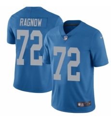 Youth Nike Detroit Lions #72 Frank Ragnow Blue Alternate Vapor Untouchable Elite Player NFL Jersey