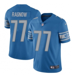 Youth Nike Detroit Lions #77 Frank Ragnow Blue Team Color Vapor Untouchable Limited Player NFL Jersey