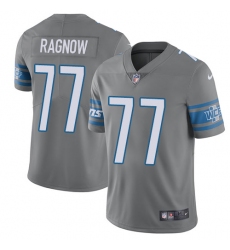 Youth Nike Detroit Lions #77 Frank Ragnow Limited Steel Rush Vapor Untouchable NFL Jersey