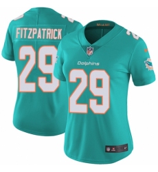 Women's Nike Miami Dolphins #29 Minkah Fitzpatrick Aqua Green Team Color Vapor Untouchable Limited Player NFL Jersey