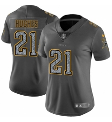 Women's Nike Minnesota Vikings #21 Mike Hughes Gray Static Vapor Untouchable Limited NFL Jersey