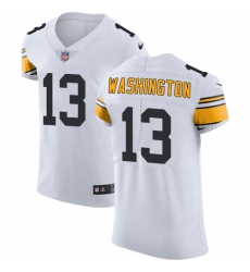 Men's Nike Pittsburgh Steelers #13 James Washington White Vapor Untouchable Elite Player NFL Jersey