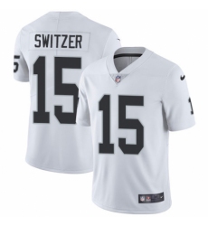 Youth Nike Oakland Raiders #15 Ryan Switzer White Vapor Untouchable Limited Player NFL Jersey
