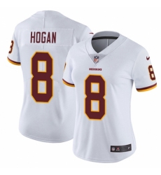 Women's Nike Washington Redskins #8 Kevin Hogan White Vapor Untouchable Elite Player NFL Jersey