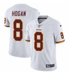 Youth Nike Washington Redskins #8 Kevin Hogan White Vapor Untouchable Elite Player NFL Jersey