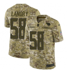 Men's Nike Tennessee Titans #58 Harold Landry Limited Camo 2018 Salute to Service NFL Jersey
