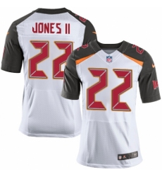 Men's Nike Tampa Bay Buccaneers #22 Ronald Jones II Elite White NFL Jersey