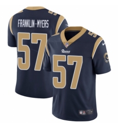 Youth Nike Los Angeles Rams #57 John Franklin-Myers Navy Blue Team Color Vapor Untouchable Limited Player NFL Jersey