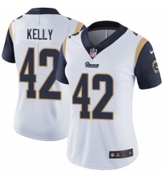 Women's Nike Los Angeles Rams #42 John Kelly White Vapor Untouchable Limited Player NFL Jersey