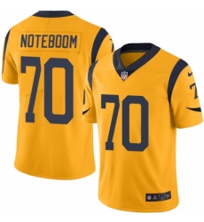 Youth Nike Los Angeles Rams #70 Joseph Noteboom Limited Gold Rush Vapor Untouchable NFL Jersey