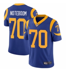 Youth Nike Los Angeles Rams #70 Joseph Noteboom Royal Blue Alternate Vapor Untouchable Limited Player NFL Jersey