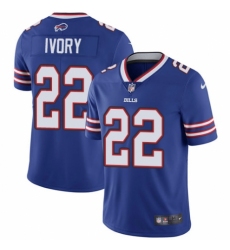 Men's Nike Buffalo Bills #22 Chris Ivory Royal Blue Team Color Vapor Untouchable Limited Player NFL Jersey