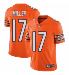 Men's Nike Chicago Bears #17 Anthony Miller Limited Orange Rush Vapor Untouchable NFL Jersey