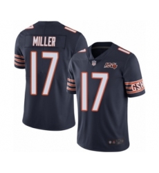 Youth Chicago Bears #17 Anthony Miller Navy Blue Team Color 100th Season Limited Football Jersey
