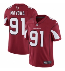 Youth Nike Arizona Cardinals #91 Benson Mayowa Red Team Color Vapor Untouchable Limited Player NFL Jersey