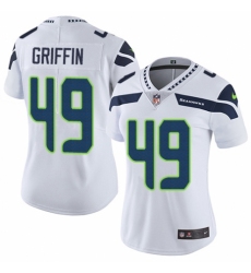 Women's Nike Seattle Seahawks #49 Shaquem Griffin White Vapor Untouchable Limited Player NFL Jersey
