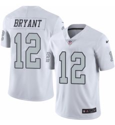 Men's Nike Oakland Raiders #12 Martavis Bryant Elite White Rush Vapor Untouchable NFL Jersey
