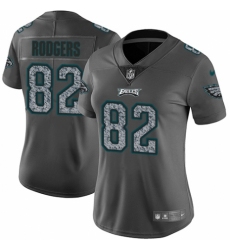 Women's Nike Philadelphia Eagles #82 Richard Rodgers Gray Static Vapor Untouchable Limited NFL Jersey