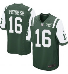 Men's Nike New York Jets #16 Terrelle Pryor Sr. Game Green Team Color NFL Jersey