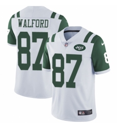 Youth Nike New York Jets #87 Clive Walford White Vapor Untouchable Limited Player NFL Jersey