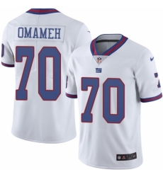 Youth Nike New York Giants #70 Patrick Omameh Limited White Rush Vapor Untouchable NFL Jersey