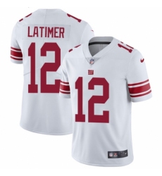 Youth Nike New York Giants #12 Cody Latimer White Vapor Untouchable Elite Player NFL Jersey