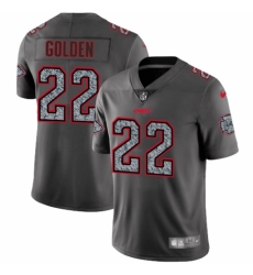 Men's Nike Kansas City Chiefs #22 Robert Golden Gray Static Vapor Untouchable Limited NFL Jersey