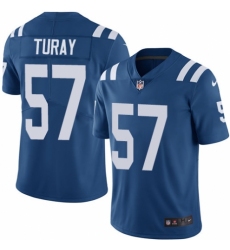 Youth Nike Indianapolis Colts #57 Kemoko Turay Royal Blue Team Color Vapor Untouchable Limited Player NFL Jersey