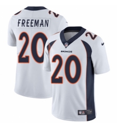 Youth Nike Denver Broncos #20 Royce Freeman White Vapor Untouchable Limited Player NFL Jersey