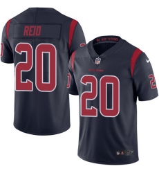 Men's Nike Houston Texans #20 Justin Reid Limited Navy Blue Rush Vapor Untouchable NFL Jersey