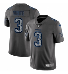 Men's Nike Dallas Cowboys #3 Mike White Gray Static Vapor Untouchable Limited NFL Jersey