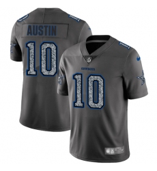 Men's Nike Dallas Cowboys #10 Tavon Austin Gray Static Vapor Untouchable Limited NFL Jersey